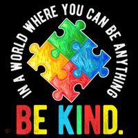 Be Kind Autism Awareness Cute Gift Women's Hoodie thumb 2