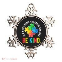 Be Kind Autism Awareness Cute Gift Ornament thumb 0
