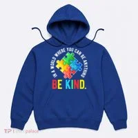 Be Kind Autism Awareness Cute Gift Hoodie thumb 0
