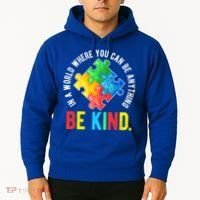 Be Kind Autism Awareness Cute Gift Hoodie thumb 2