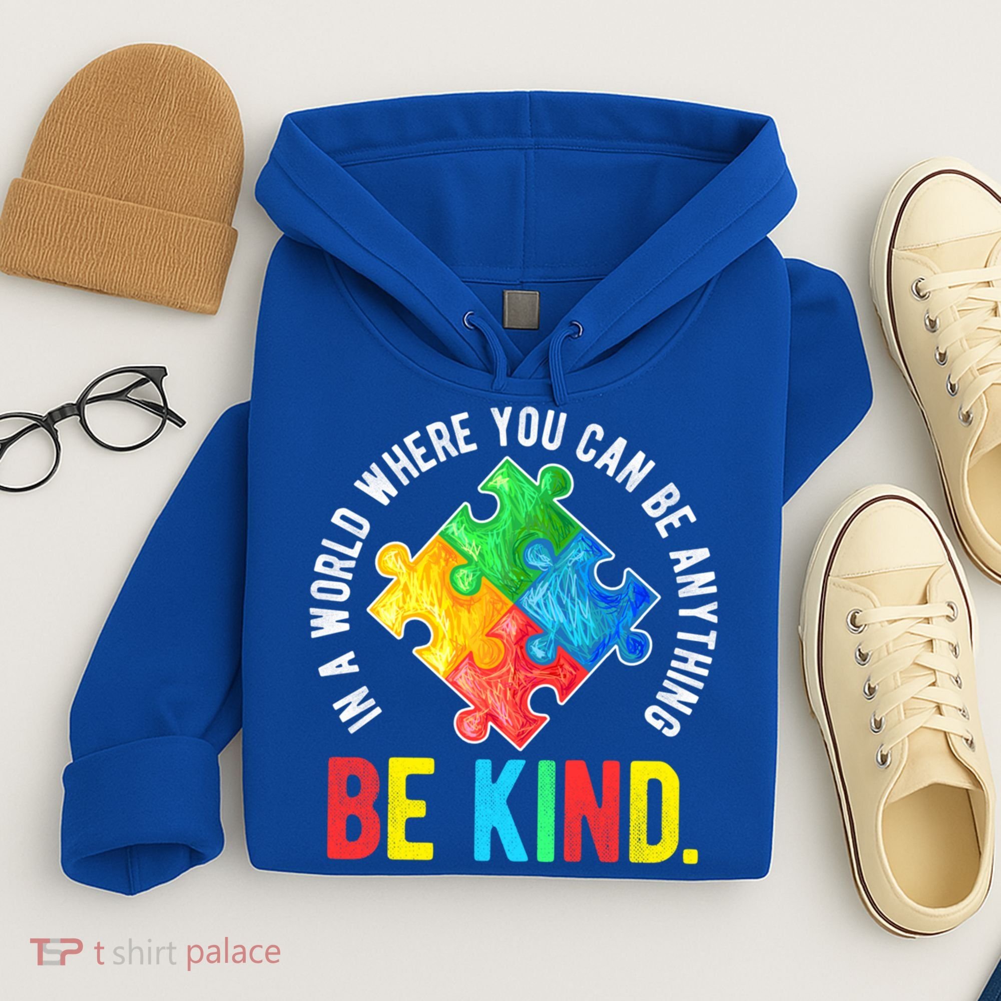 Be Kind Autism Awareness Cute Gift Hoodie