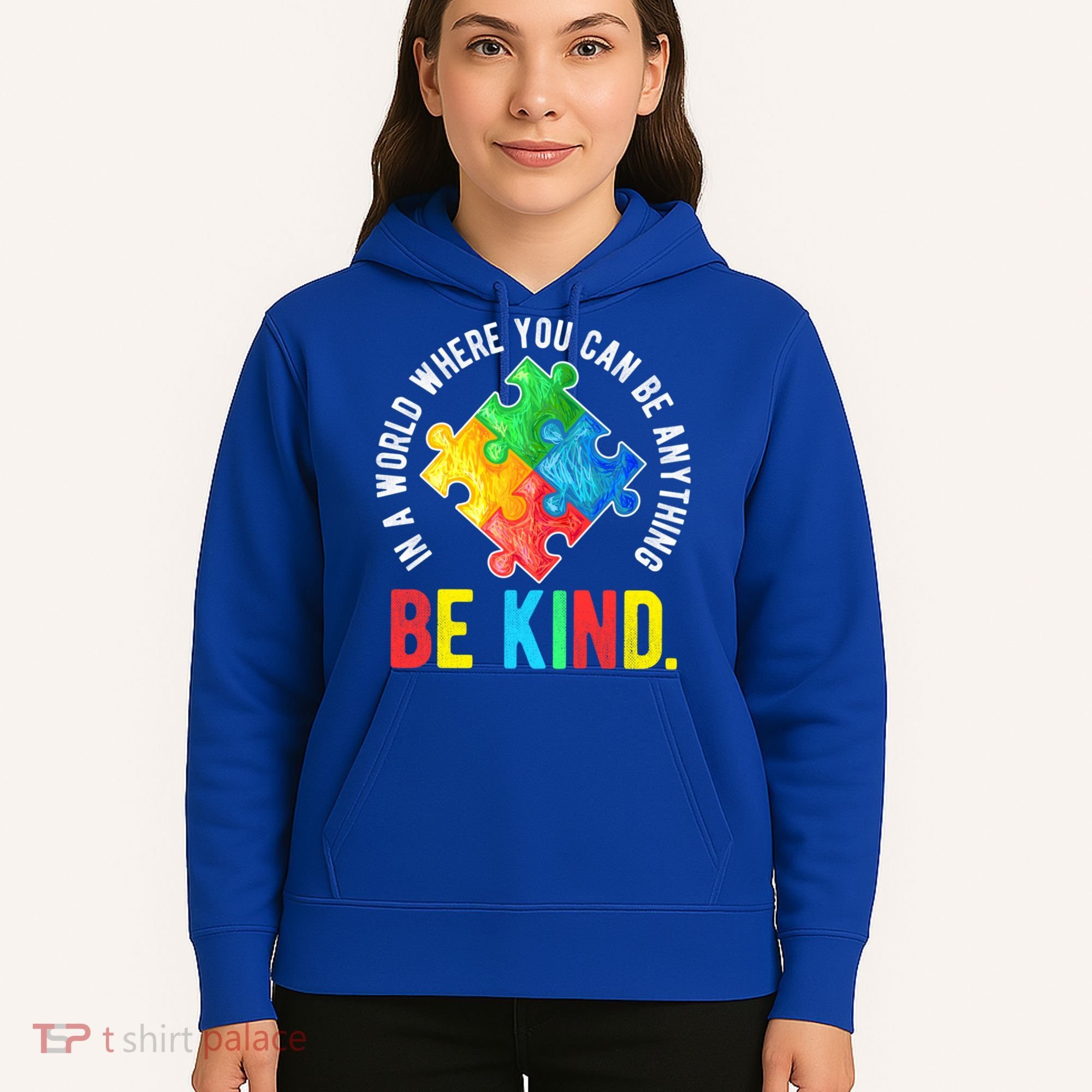 Be Kind Autism Awareness Cute Gift Hoodie