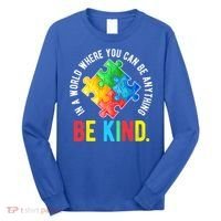 Be Kind Autism Awareness Cute Gift Long Sleeve Shirt thumb 0