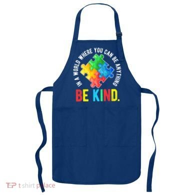 Be Kind Autism Awareness Cute Gift Apron