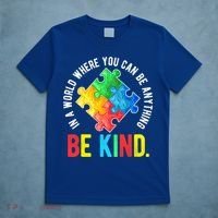 Be Kind Autism Awareness Cute Gift T-Shirt thumb 5