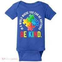 Be Kind Autism Awareness Cute Gift Baby Bodysuit thumb 0