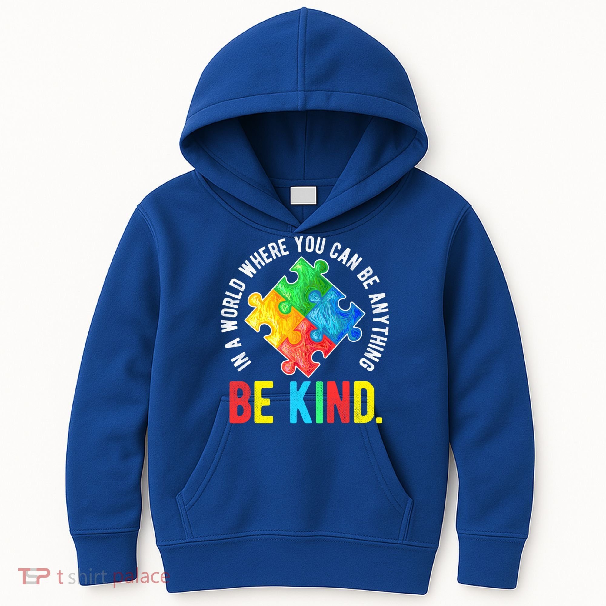 Be Kind Autism Awareness Cute Gift Kids Hoodie
