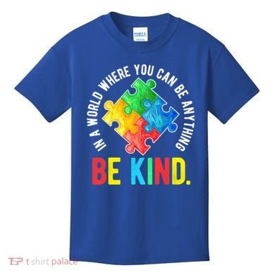 Be Kind Autism Awareness Cute Gift Kids T-Shirt