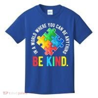 Be Kind Autism Awareness Cute Gift Kids T-Shirt thumb 0