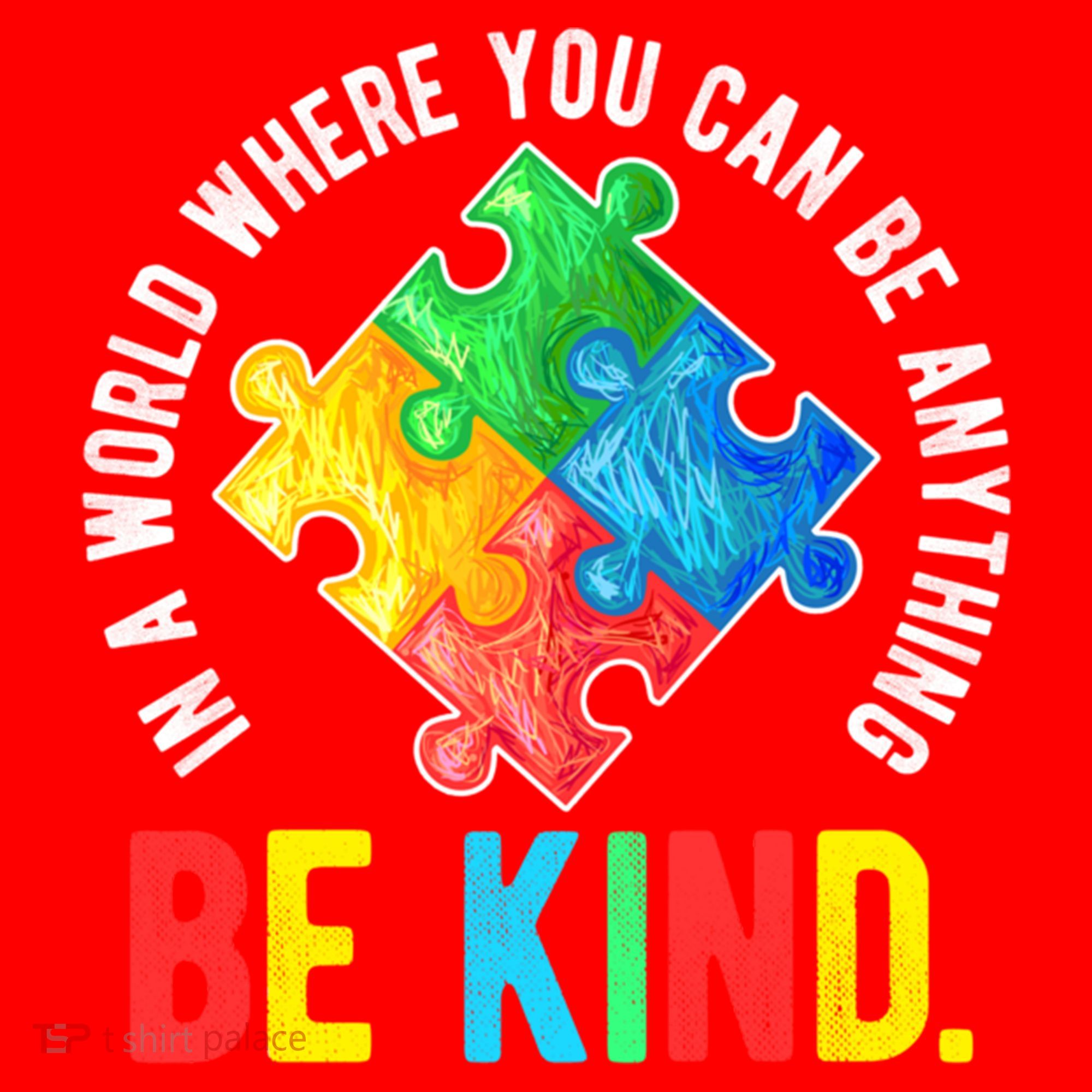 Be Kind Autism Awareness Cute Gift Santa Hat
