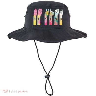 Be Kind Asl Alphabet American Sign Language Gift Bucket Hat