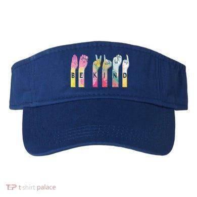 Be Kind Asl Alphabet American Sign Language Gift Visor