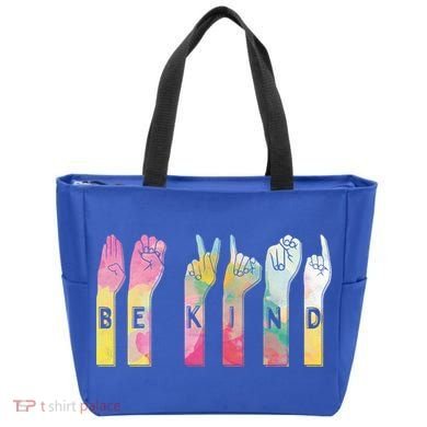 Be Kind Asl Alphabet American Sign Language Gift Tote Bag