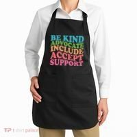 Be Kind Advocate Include Accept Support Autism Awareness Apron thumb 2