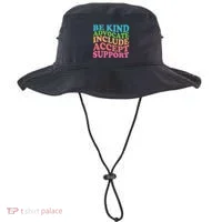 Be Kind Advocate Include Accept Support Autism Awareness Bucket Hat thumb 0