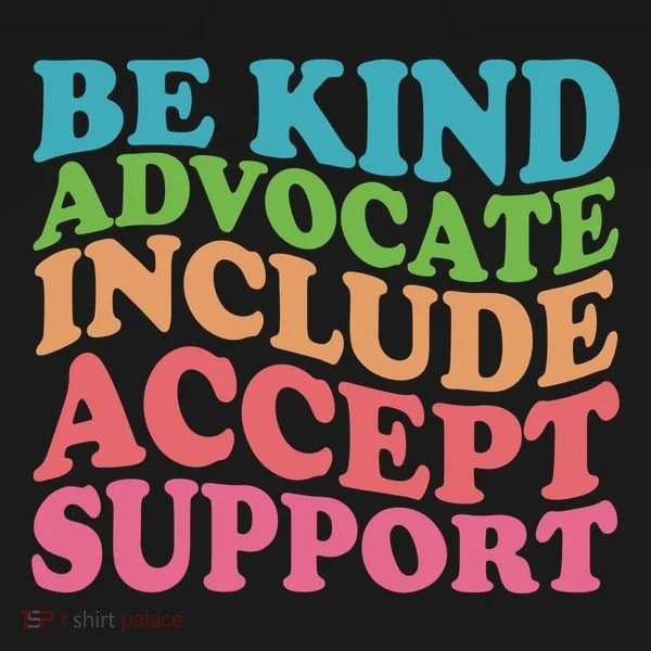 Be Kind Advocate Include Accept Support Autism Awareness Bucket Hat