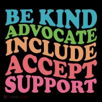 Be Kind Advocate Include Accept Support Autism Awareness Coffee Mug thumb 5