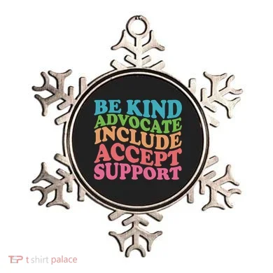 Be Kind Advocate Include Accept Support Autism Awareness Ornament
