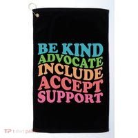 Be Kind Advocate Include Accept Support Autism Awareness Golf Towel thumb 0