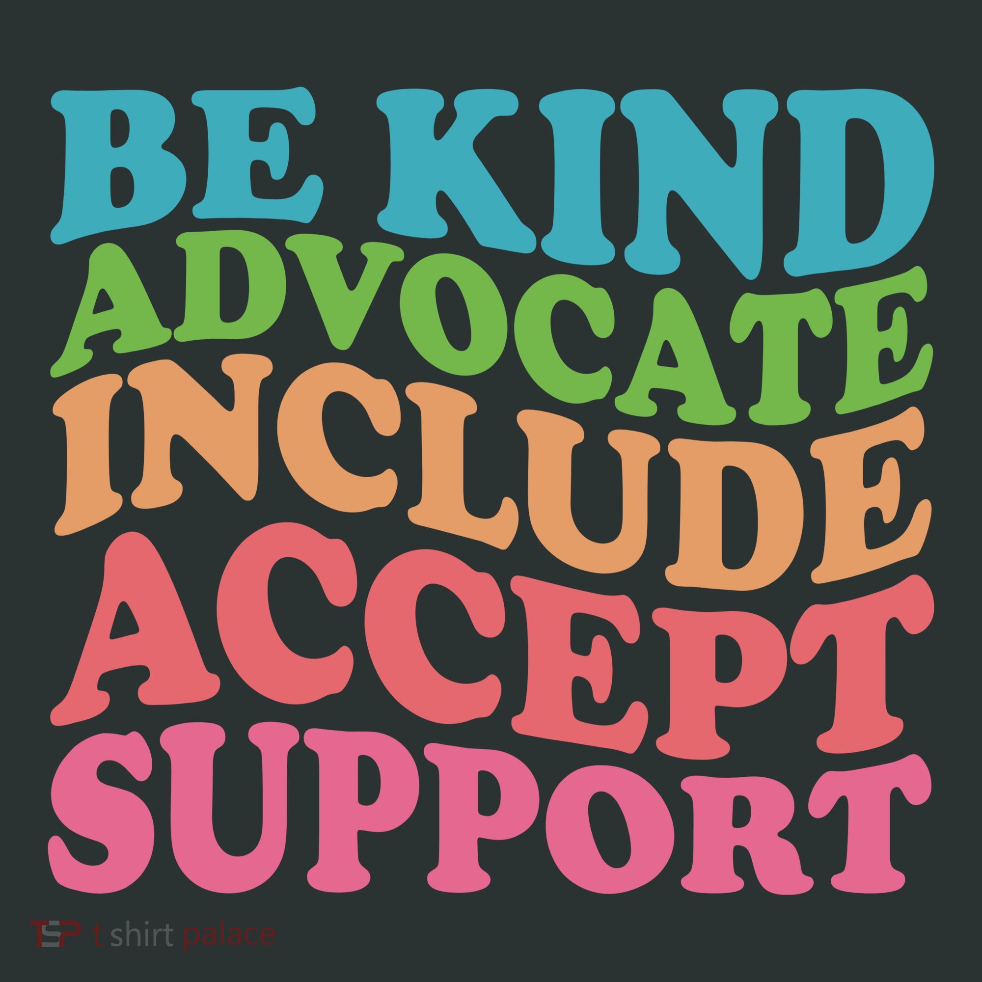 Be Kind Advocate Include Accept Support Autism Awareness Mousepad