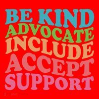 Be Kind Advocate Include Accept Support Autism Awareness Santa Hat thumb 1