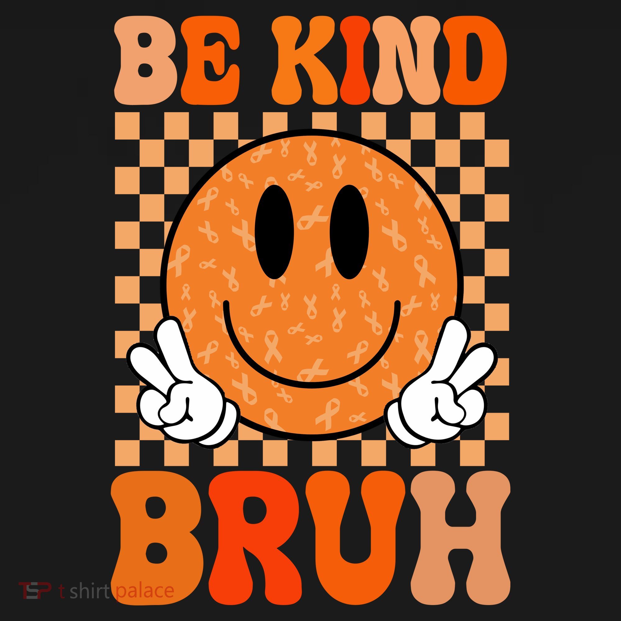 Be Kind Bruh Anti Bullying Smile Face Backpack