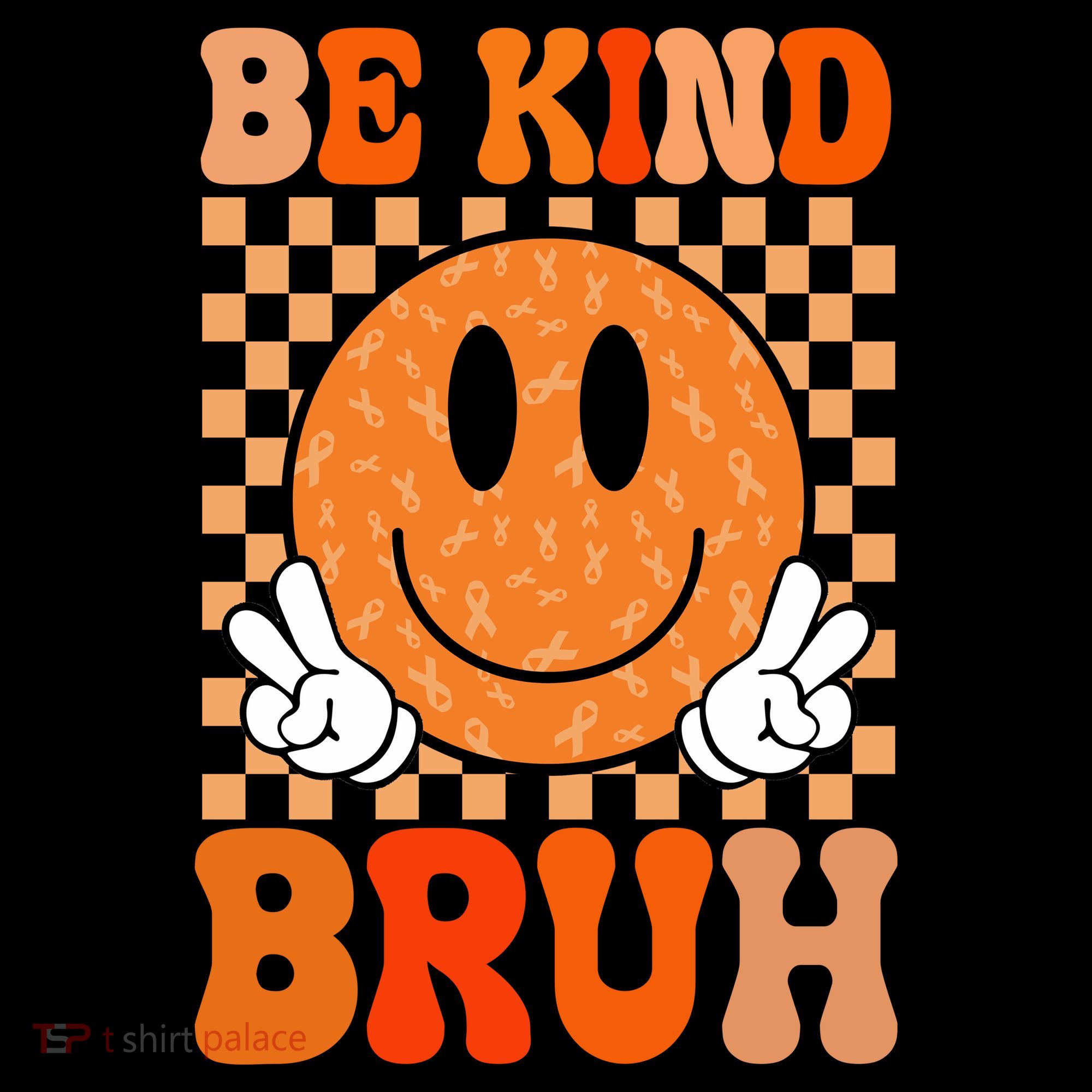 Be Kind Bruh Anti Bullying Smile Face Toddler Hoodie