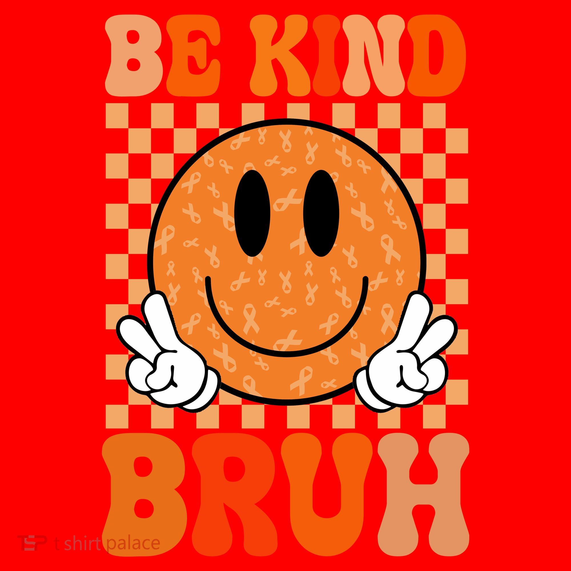 Be Kind Bruh Anti Bullying Smile Face Santa Hat