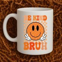 Be Kind Bruh Anti Bullying Smile Face Coffee Mug thumb 2