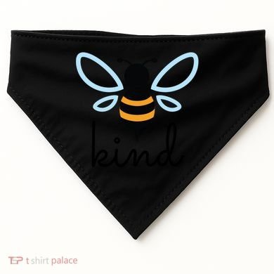 Be Kind Bumblebee Bee Kind Kindness Gift Funny Gift USA-Made Doggie Bandana
