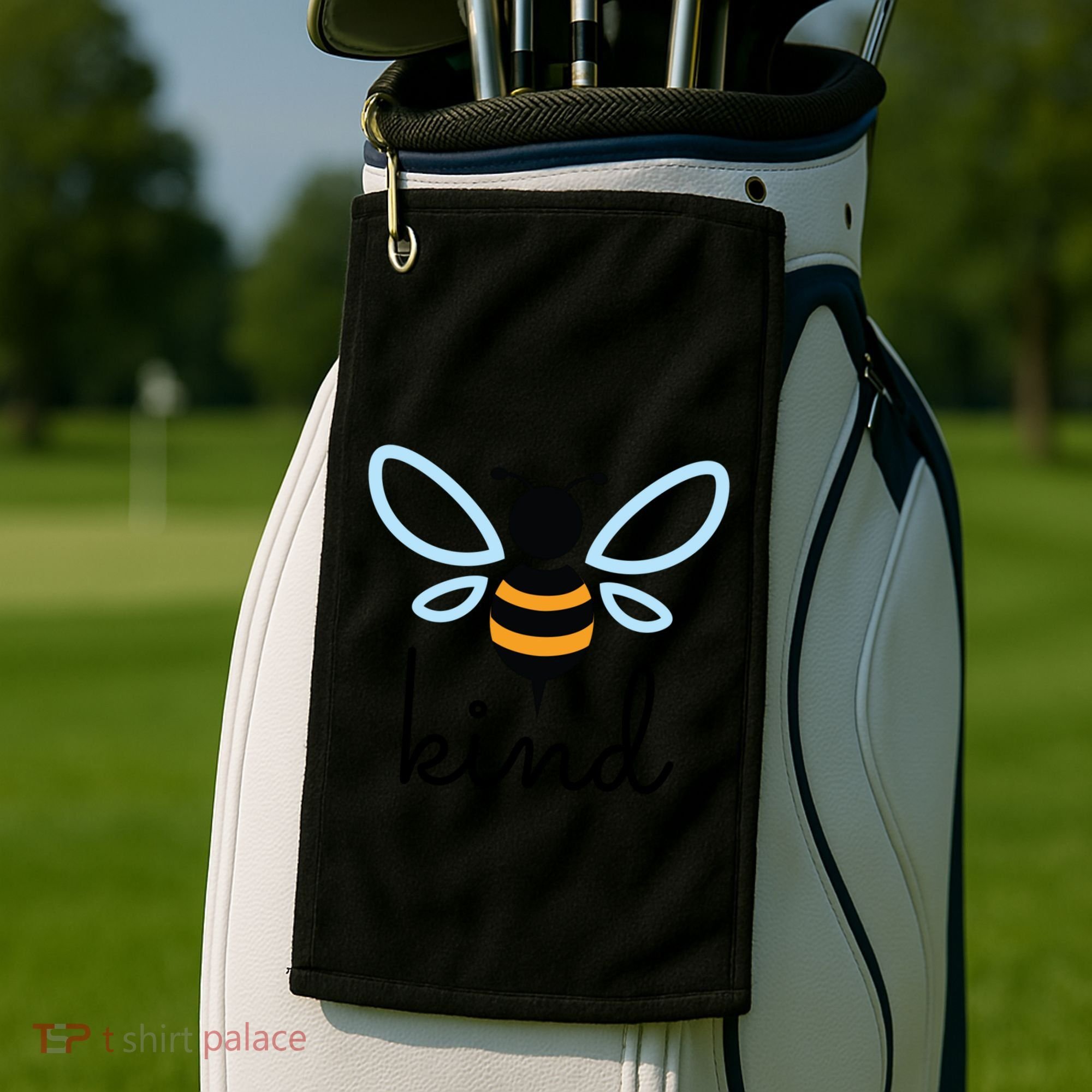 Be Kind Bumblebee Bee Kind Kindness Gift Funny Gift Golf Towel
