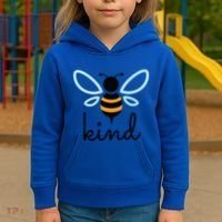 Be Kind Bumblebee Bee Kind Kindness Gift Funny Gift Kids Hoodie thumb 3