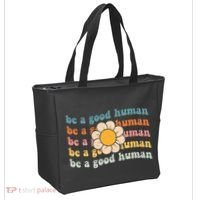 Be Kind Be A Good Human Kindness Stay Positive Tote Bag thumb 2