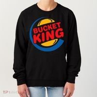 Bucket King Basketball Player Hoops Culture Funny Women's Sweatshirt thumb 0
