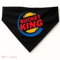 Bucket King Basketball Player Hoops Culture Funny USA-Made Doggie Bandana thumb 0