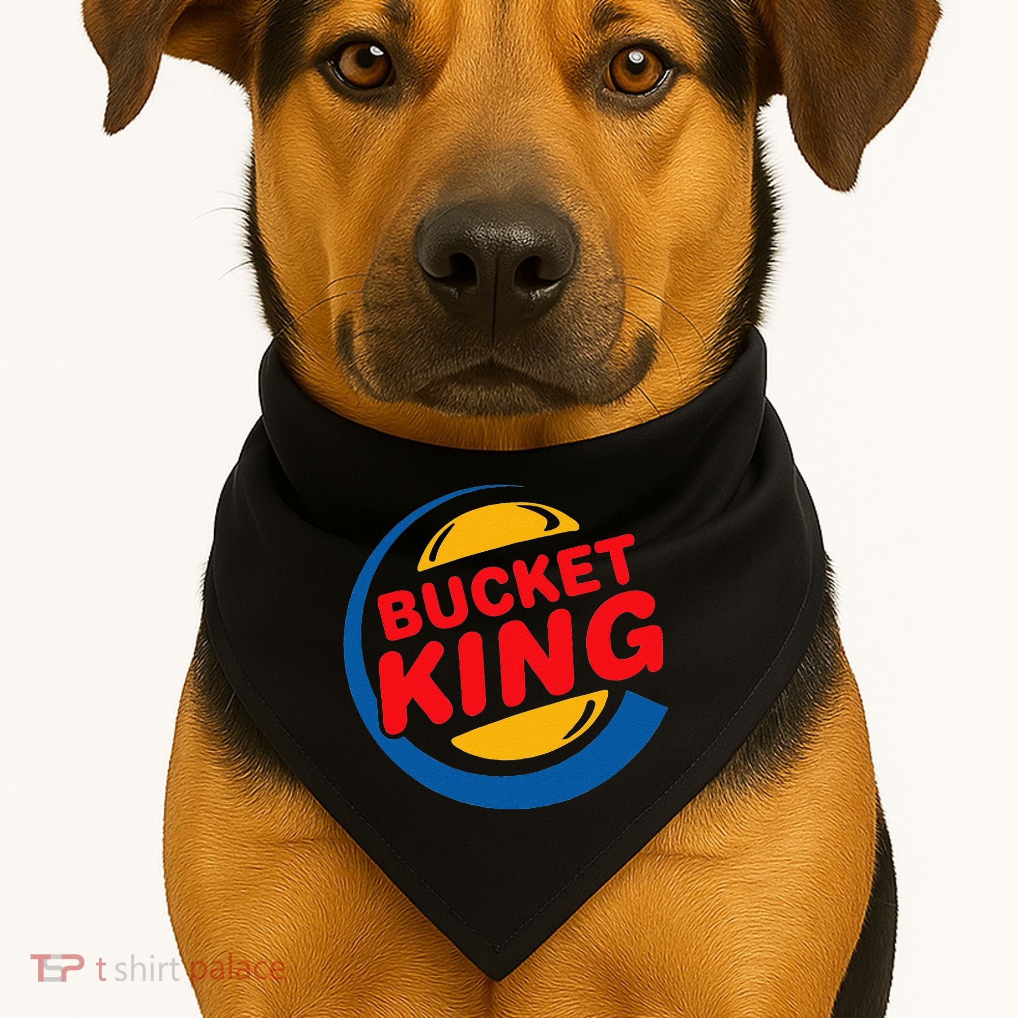 Bucket King Basketball Player Hoops Culture Funny USA-Made Doggie Bandana