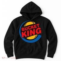 Bucket King Basketball Player Hoops Culture Funny Hoodie thumb 0