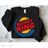 Bucket King Basketball Player Hoops Culture Funny Sweatshirt thumb 2