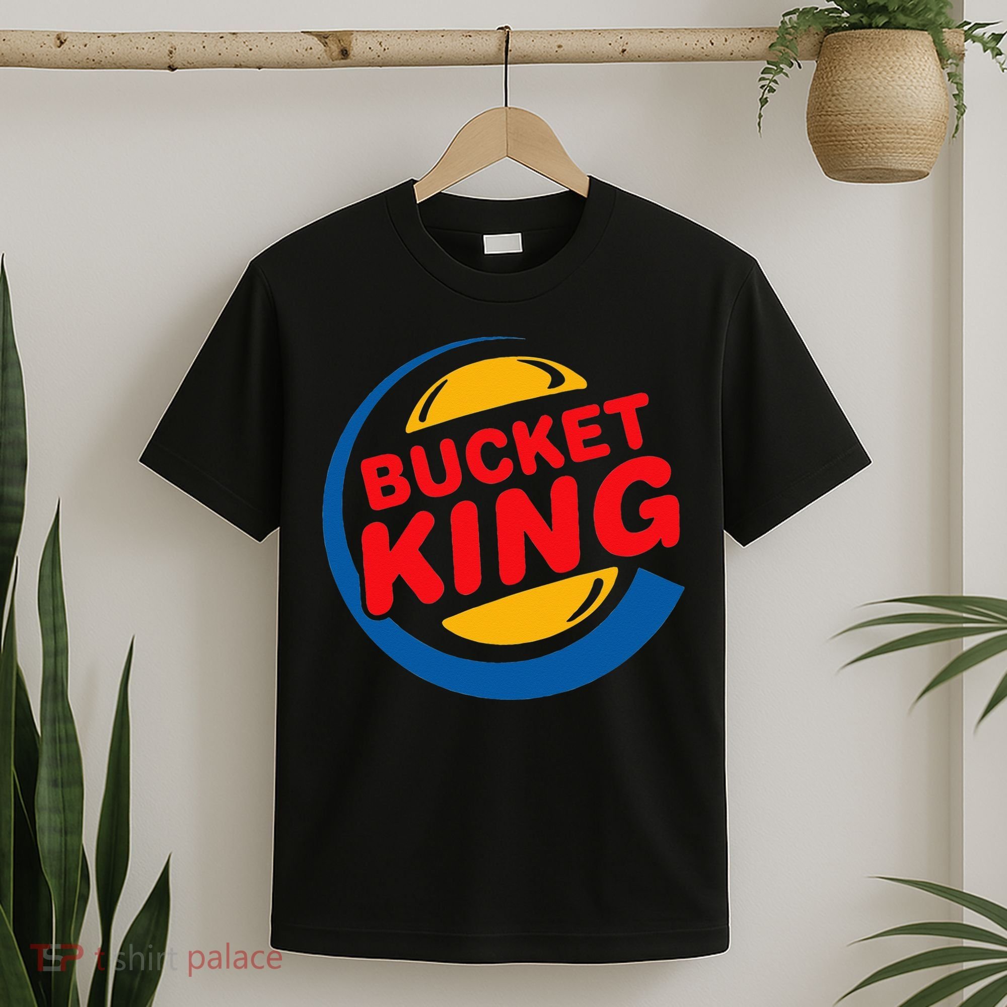 Bucket King Basketball Player Hoops Culture Funny T-Shirt