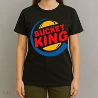 Bucket King Basketball Player Hoops Culture Funny T-Shirt thumb 4