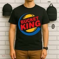 Bucket King Basketball Player Hoops Culture Funny T-Shirt thumb 6