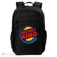 Bucket King Basketball Player Hoops Culture Funny Backpack thumb 0