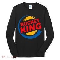 Bucket King Basketball Player Hoops Culture Funny Tall Long Sleeve Shirt thumb 0