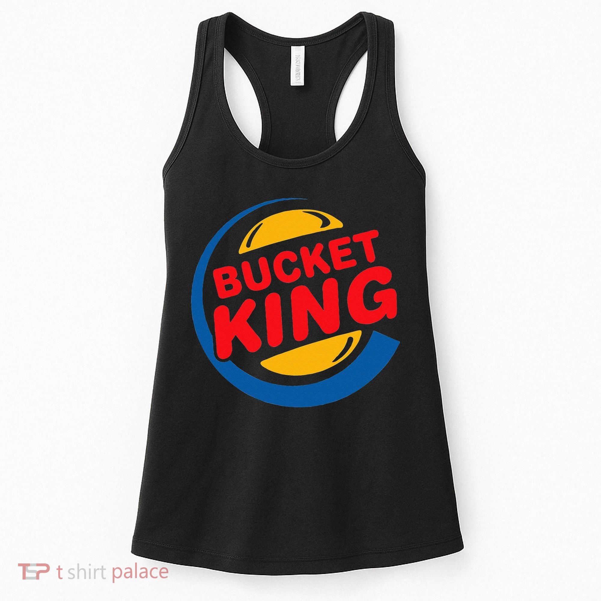 Bucket King Basketball Player Hoops Culture Funny Women's Tank Top