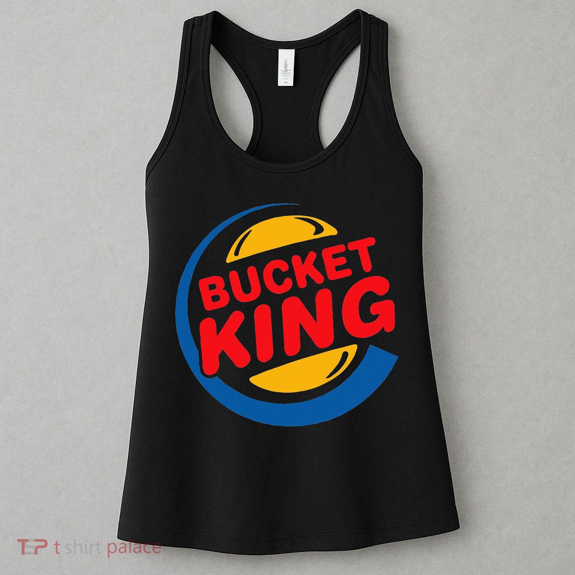 Bucket King Basketball Player Hoops Culture Funny Women's Tank Top