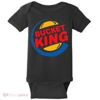 Bucket King Basketball Player Hoops Culture Funny Baby Bodysuit thumb 0