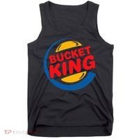 Bucket King Basketball Player Hoops Culture Funny Tank Top thumb 0