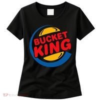 Bucket King Basketball Player Hoops Culture Funny Women's T-Shirt thumb 0