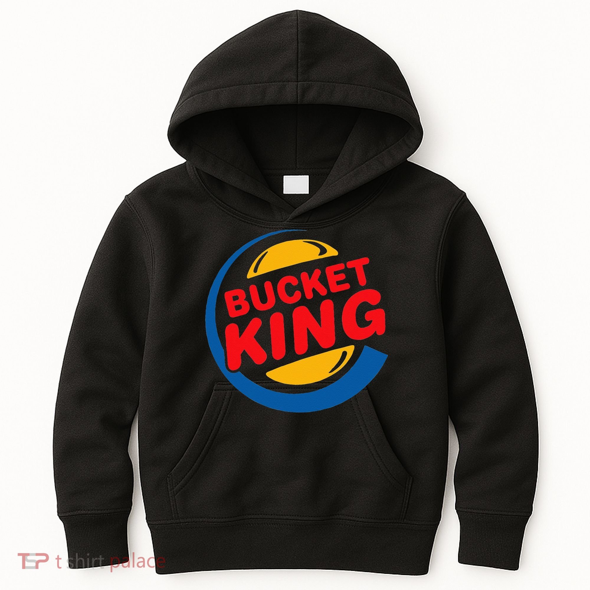 Bucket King Basketball Player Hoops Culture Funny Kids Hoodie