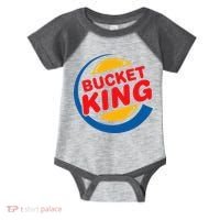 Bucket King Basketball Player Hoops Culture Funny Infant Baby Jersey Bodysuit thumb 0